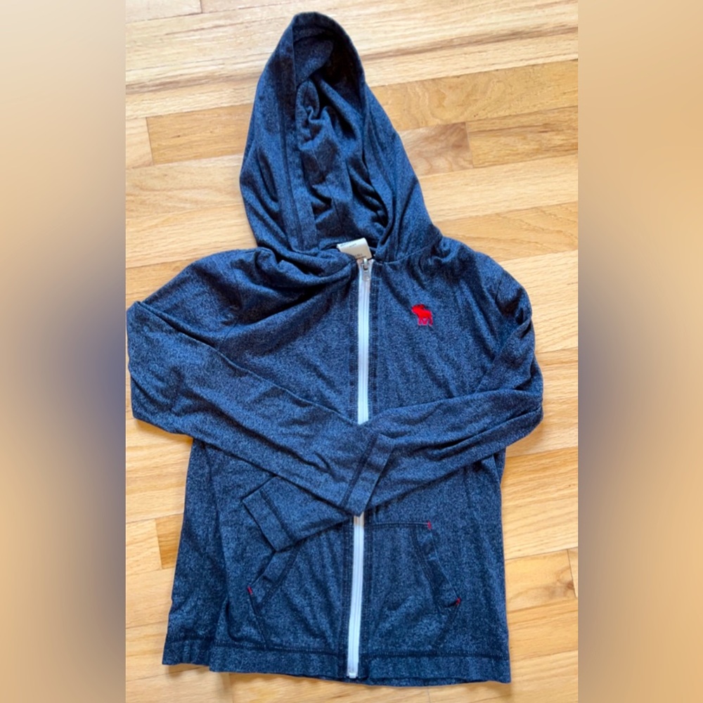 Abercrombie boys hooded zip
